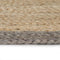 vidaXL - Vloerkleed - handgemaakt - met - olijfgroene - rand - 120 - cm - jute