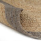 vidaXL - Vloerkleed - handgemaakt - met - olijfgroene - rand - 150 - cm - jute