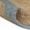 vidaXL - Vloerkleed - handgemaakt - met - olijfgroene - rand - 180 - cm - jute