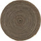 vidaXL - Vloerkleed - handgemaakt - met - spiraal - ontwerp - 120 - cm - jute - wit