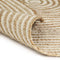 vidaXL - Vloerkleed - handgemaakt - met - spiraal - ontwerp - 120 - cm - jute - wit
