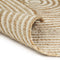 vidaXL - Vloerkleed - handgemaakt - met - spiraal - ontwerp - 90 - cm - jute - wit