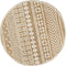 vidaXL - Vloerkleed - handgemaakt - met - witte - print - 120 - cm - jute