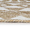 vidaXL - Vloerkleed - handgemaakt - met - witte - print - 120 - cm - jute