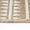 vidaXL - Vloerkleed - handgemaakt - met - witte - print - 90 - cm - jute