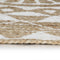 vidaXL - Vloerkleed - handgemaakt - met - witte - print - 90 - cm - jute