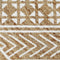 vidaXL - Vloerkleed - handgemaakt - met - witte - print - 90 - cm - jute