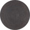 vidaXL - Vloerkleed - handgemaakt - rond - 120 - cm - jute - donkergrijs