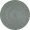vidaXL - Vloerkleed - handgemaakt - rond - 120 - cm - jute - olijfgroen
