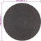 vidaXL - Vloerkleed - handgemaakt - rond - 120 - cm - jute - donkergrijs