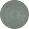 vidaXL - Vloerkleed - handgemaakt - rond - 150 - cm - jute - olijfgroen