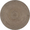 vidaXL - Vloerkleed - handgemaakt - rond - 180 - cm - jute - donkergrijs