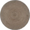 vidaXL - Vloerkleed - handgemaakt - rond - 180 - cm - jute - donkergrijs