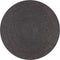 vidaXL - Vloerkleed - handgemaakt - rond - 210 - cm - jute - grijs