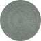 vidaXL - Vloerkleed - handgemaakt - rond - 210 - cm - jute - donkergrijs