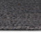 vidaXL - Vloerkleed - handgemaakt - rond - 210 - cm - jute - donkergrijs