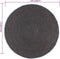 vidaXL - Vloerkleed - handgemaakt - rond - 210 - cm - jute - donkergrijs