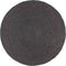vidaXL - Vloerkleed - handgemaakt - rond - 240 - cm - jute - grijs