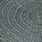 vidaXL - Vloerkleed - handgemaakt - rond - 90 - cm - jute - olijfgroen