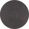 vidaXL - Vloerkleed - handgemaakt - rond - 90 - cm - jute - donkergrijs