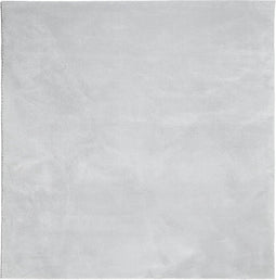 vidaXL - Vloerkleed - HUARTE - laagpolig - zacht - wasbaar - 120x120 - cm - grijs