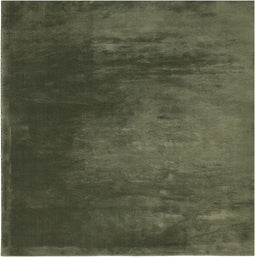 vidaXL - Vloerkleed - HUARTE - laagpolig - zacht - wasbaar - 120x120 - cm - bosgroen