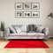 vidaXL - Vloerkleed - HUARTE - laagpolig - zacht - wasbaar - 120x120 - cm - rood