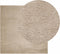 vidaXL - Vloerkleed - HUARTE - laagpolig - zacht - wasbaar - 120x120cm - zandkleurig
