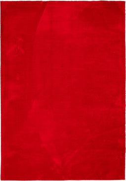 vidaXL - Vloerkleed - HUARTE - laagpolig - zacht - wasbaar - 120x170 - cm - rood