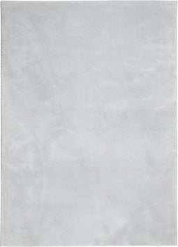 vidaXL - Vloerkleed - HUARTE - laagpolig - zacht - wasbaar - 120x170 - cm - grijs