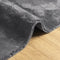 vidaXL - Vloerkleed - HUARTE - laagpolig - zacht - wasbaar - 120x170 - cm - antraciet