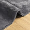 vidaXL - Vloerkleed - HUARTE - laagpolig - zacht - wasbaar - 140x200 - cm - antraciet