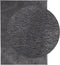vidaXL - Vloerkleed - HUARTE - laagpolig - zacht - wasbaar - 140x200 - cm - antraciet