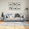 vidaXL - Vloerkleed - HUARTE - laagpolig - zacht - wasbaar - 160x160 - cm - blauw