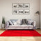 vidaXL - Vloerkleed - HUARTE - laagpolig - zacht - wasbaar - 160x160 - cm - rood