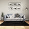 vidaXL - Vloerkleed - HUARTE - laagpolig - zacht - wasbaar - 160x160 - cm - zwart