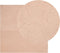 vidaXL - Vloerkleed - HUARTE - laagpolig - zacht - wasbaar - 160x160 - cm - roze