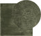 vidaXL - Vloerkleed - HUARTE - laagpolig - zacht - wasbaar - 160x160 - cm - bosgroen