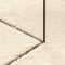 vidaXL - Vloerkleed - HUARTE - laagpolig - zacht - wasbaar - 160x160 - cm - crème