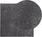 vidaXL - Vloerkleed - HUARTE - laagpolig - zacht - wasbaar - 160x160 - cm - antraciet