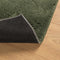 vidaXL - Vloerkleed - HUARTE - laagpolig - zacht - wasbaar - 160x160 - cm - bosgroen