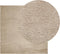 vidaXL - Vloerkleed - HUARTE - laagpolig - zacht - wasbaar - 160x160cm - zandkleurig