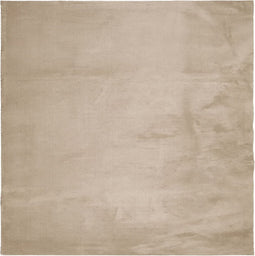 vidaXL - Vloerkleed - HUARTE - laagpolig - zacht - wasbaar - 200x200cm - zandkleurig