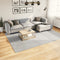 vidaXL - Vloerkleed - HUARTE - laagpolig - zacht - wasbaar - 200x280 - cm - grijs