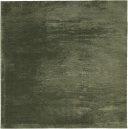vidaXL - Vloerkleed - HUARTE - laagpolig - zacht - wasbaar - 240x240 - cm - bosgroen