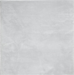 vidaXL - Vloerkleed - HUARTE - laagpolig - zacht - wasbaar - 240x240 - cm - grijs