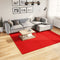 vidaXL - Vloerkleed - HUARTE - laagpolig - zacht - wasbaar - 240x240 - cm - rood