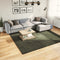 vidaXL - Vloerkleed - HUARTE - laagpolig - zacht - wasbaar - 240x240 - cm - bosgroen