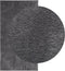 vidaXL - Vloerkleed - HUARTE - laagpolig - zacht - wasbaar - 80x150 - cm - antraciet