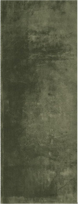 vidaXL - Vloerkleed - HUARTE - laagpolig - zacht - wasbaar - 80x200 - cm - bosgroen